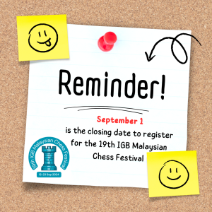 Closing date – Sept 1